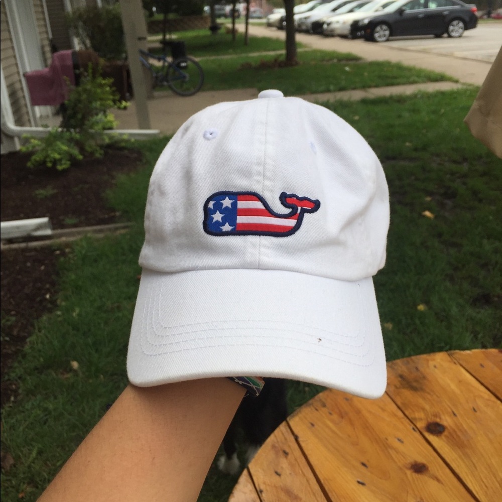 Vineyard Vines hat - red, white, and blue